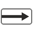 Дорожный знак 8.3.1 «Направления действия» (металл 0,8 мм, I типоразмер: 300х600 мм, С/О пленка: тип А коммерческая)